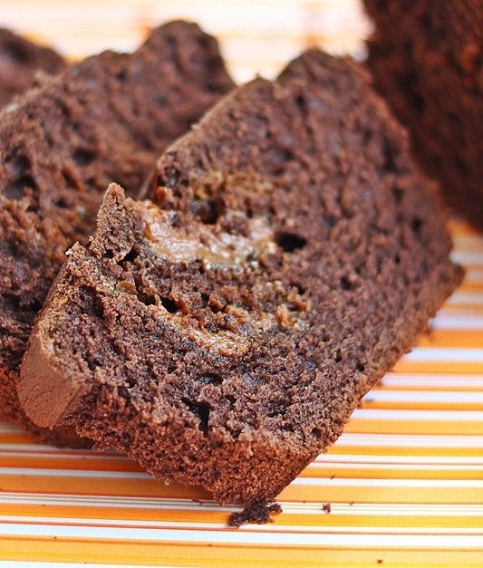 PANKETO de chocolate relleno de dulce de leche sin azúcar